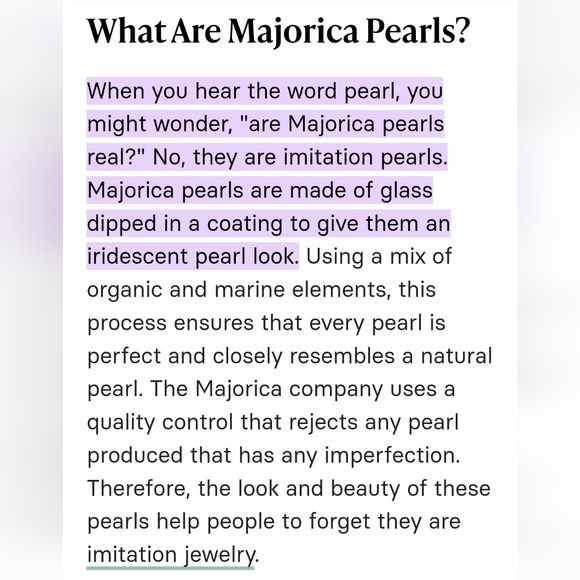 Genuine Majorica Tahitian Pearls Necklace w/Sterling Silver Clasp - Picture 16 of 16